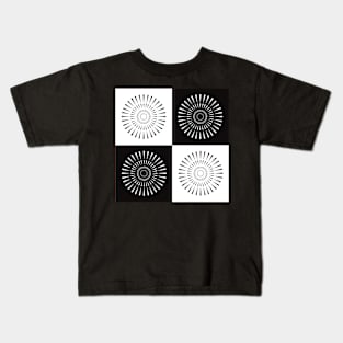 Optical illusion pattern Kids T-Shirt